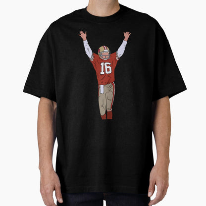 Joe Montana Celebration T-Shirt - Minimalist Print Unisex - T-Shirt, Sweatshirt, Hoodie