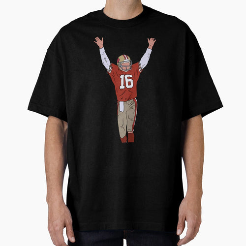 Joe Montana Celebration T-Shirt - Minimalist Print Unisex - T-Shirt, Sweatshirt, Hoodie