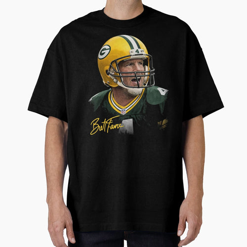 Brett Favre Packers Qb Icon Helmet T-Shirt - Trendy Graphic Men Women - T-Shirt, Sweatshirt, Hoodie