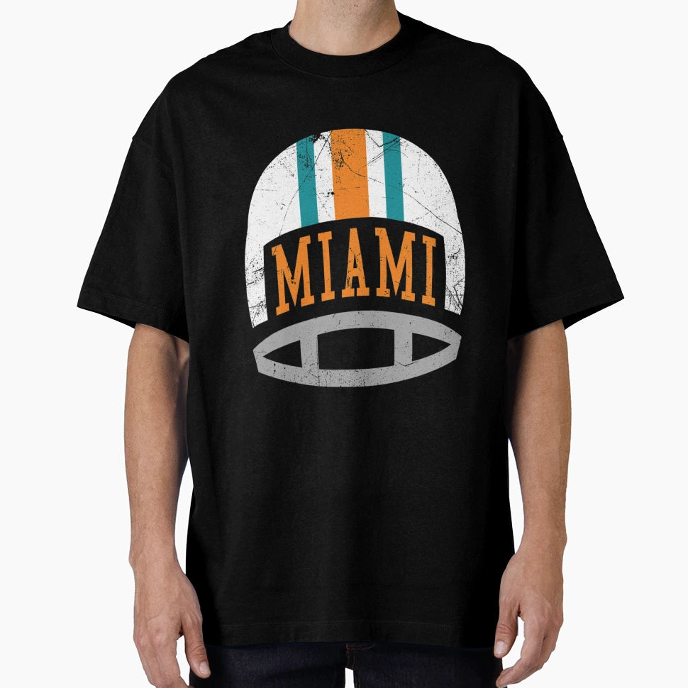 Miami Helmet Aqua Gift T-Shirt - Trendy Graphic Unisex - T-Shirt, Sweatshirt, Hoodie