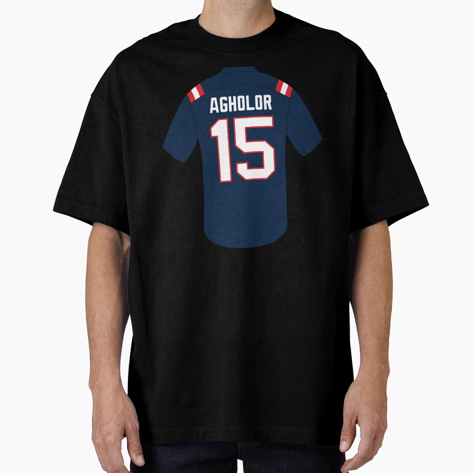 Nelson Agholor Jersey Number 15 T-Shirt - Streetwear Style Men Women - T-Shirt, Sweatshirt, Hoodie