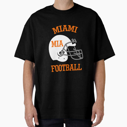 Miami Football And T-Shirt - Graphic Print Men Women - T-Shirt, Sweatshirt, Hoodie