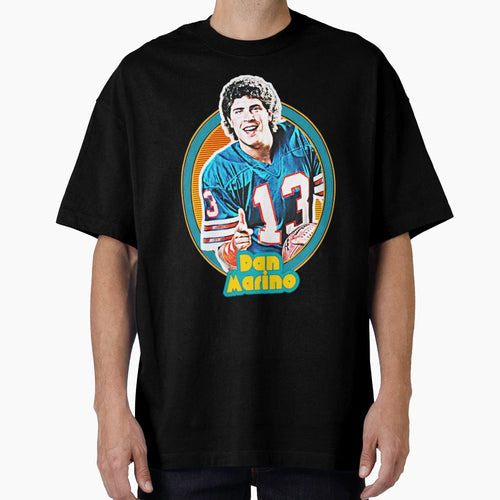Dan Marino 80S Football T-Shirt - Aesthetic Graphic for Adults - T-Shirt, Sweatshirt, Hoodie
