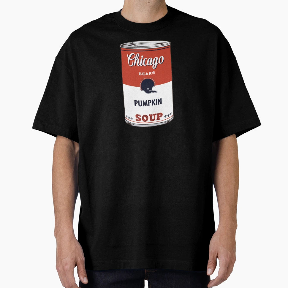 Chicago Bears Soup Can T-Shirt - Minimalist Print Unisex - T-Shirt, Sweatshirt, Hoodie