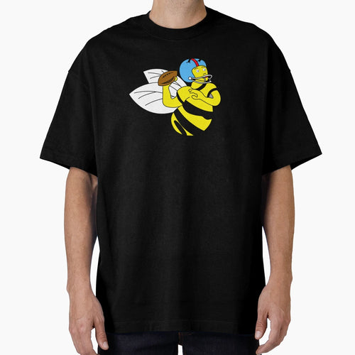 Quarterback Quincy Bee T-Shirt - Minimalist Print for Adults - T-Shirt, Sweatshirt, Hoodie
