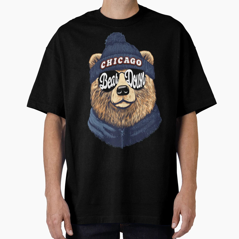 Chicago Football Mom T-Shirt - Graphic Print Men Women - T-Shirt, Sweatshirt, Hoodie