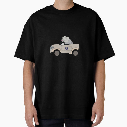 Jack Bulldog Car T-Shirt - Novelty Apparel Unisex - T-Shirt, Sweatshirt, Hoodie