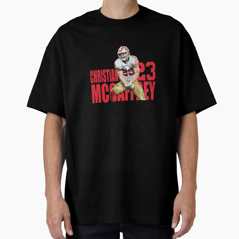 Christian 49Ers Mccaffrey T-Shirt - Casual Everyday Wear for Adults - T-Shirt, Sweatshirt, Hoodie