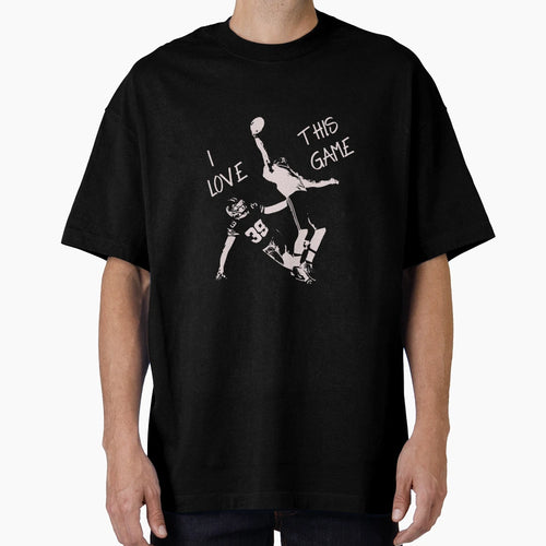 Football I Love This Game Catch T-Shirt - Casual Everyday Wear Men Women - T-Shirt, Sweatshirt, Hoodie