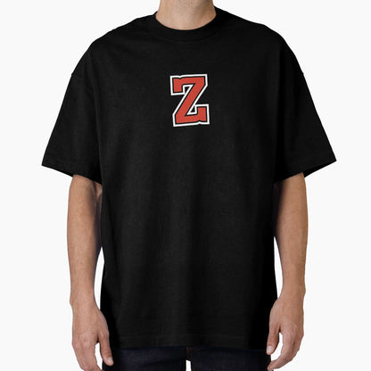 Letter Z Initial Z Varsity Red T-Shirt - Unique Graphic Men Women - T-Shirt, Sweatshirt, Hoodie