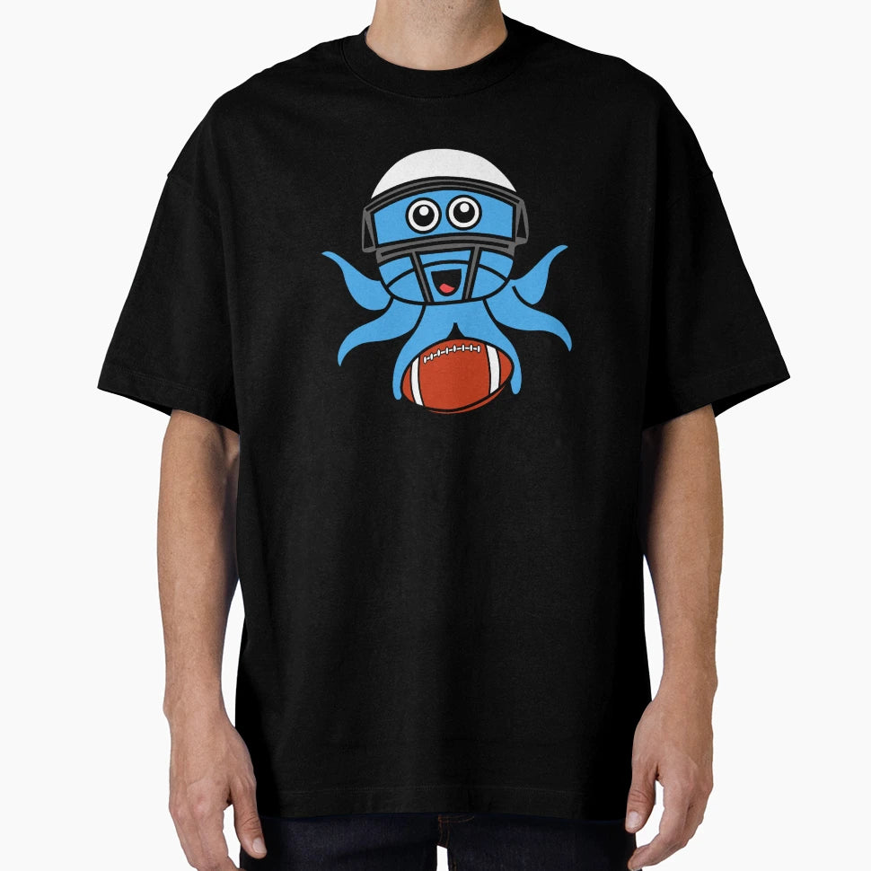 Octopia Art American Football Drawing T-Shirt - Graphic Print for Adults - T-Shirt, Sweatshirt, Hoodie