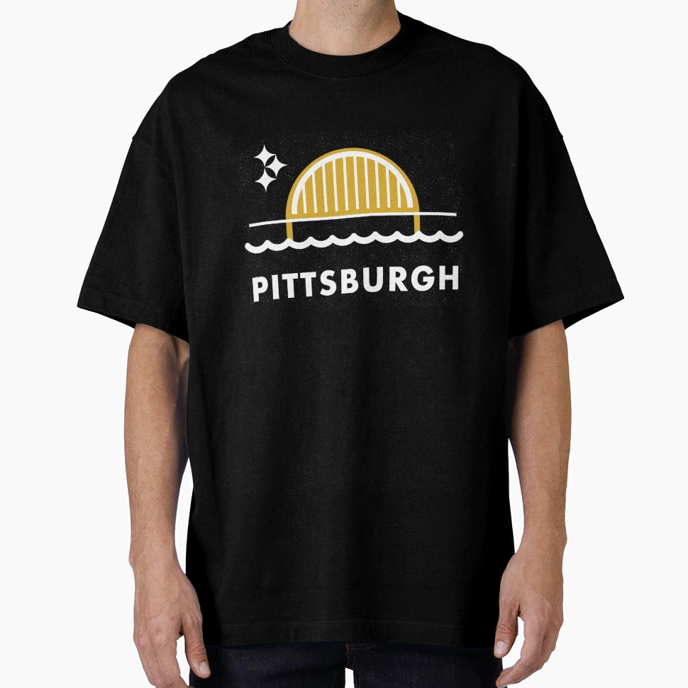 Pittsburgh Bridge T-Shirt - Streetwear Style Unisex - T-Shirt, Sweatshirt, Hoodie