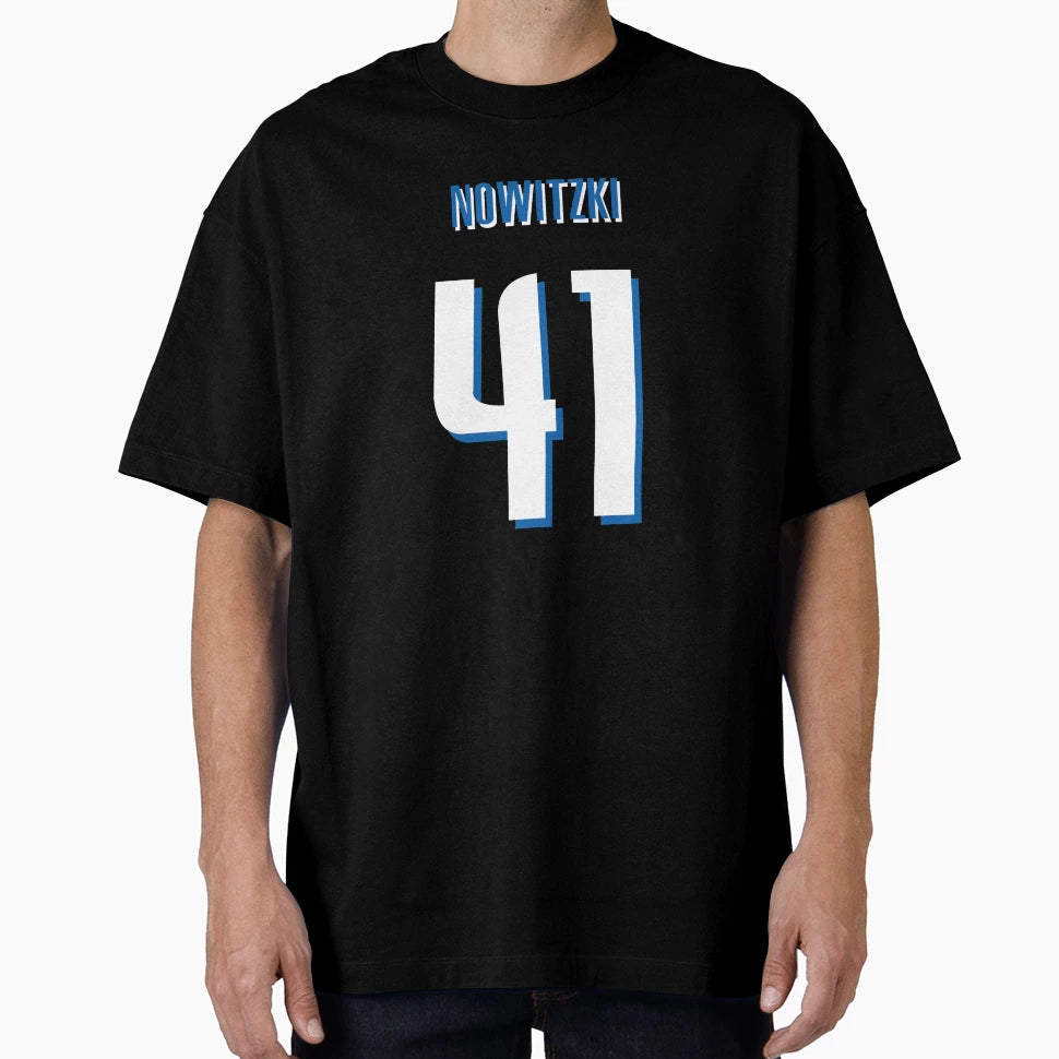 Dirk Nowitzki 41 Dallas Gametime T-Shirt - Trendy Graphic for Adults - T-Shirt, Sweatshirt, Hoodie