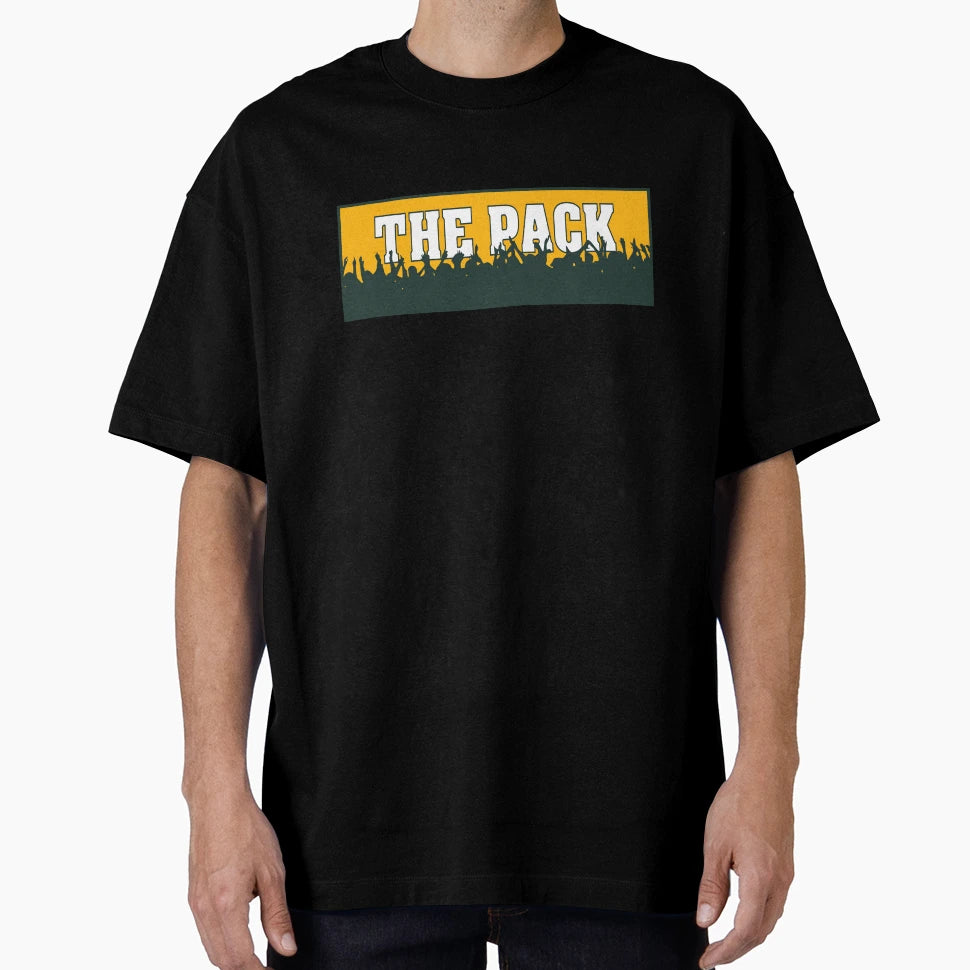 Cheering Green Bay Pack T-Shirt - Casual Everyday Wear for Adults - T-Shirt, Sweatshirt, Hoodie