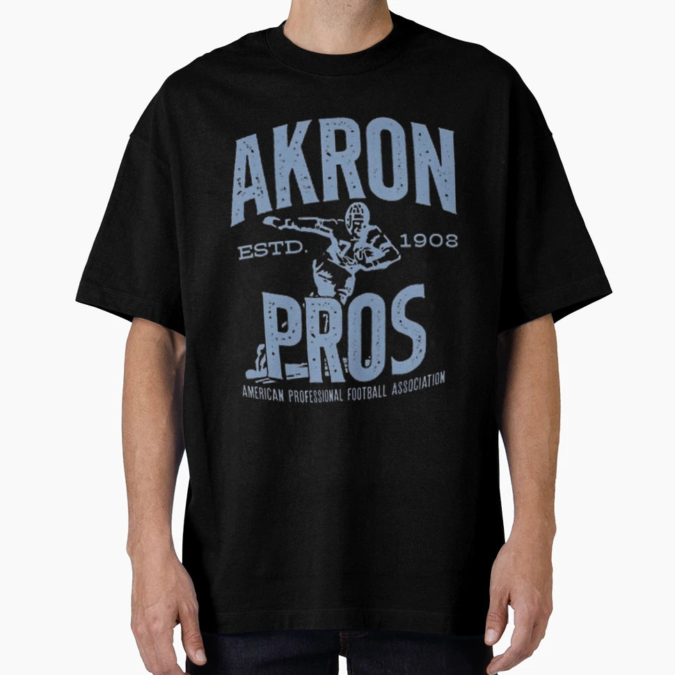 Akron Pros Football Logo T-Shirt - Casual Everyday Wear Unisex - T-Shirt, Sweatshirt, Hoodie