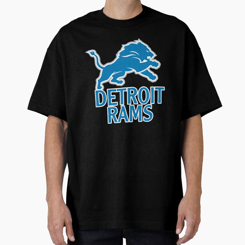 Detroit Rams T-Shirt - Novelty Apparel for Adults - T-Shirt, Sweatshirt, Hoodie