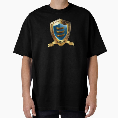 Khan Name Crest Prestige And Power T-Shirt - Custom Art Print Unisex - T-Shirt, Sweatshirt, Hoodie