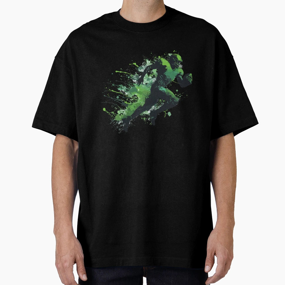 American Football Ink Art T-Shirt - Graphic Print Men Women - T-Shirt, Sweatshirt, Hoodie