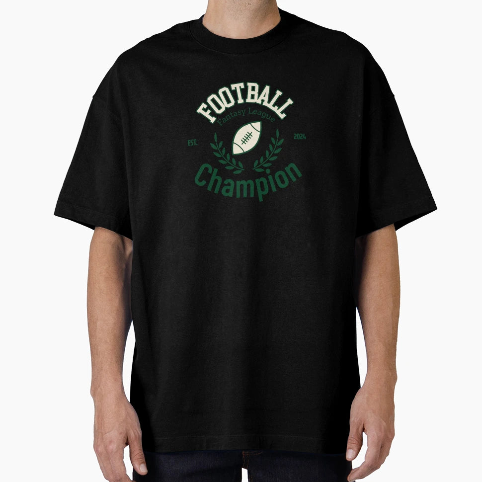 Fantasy Football League Champion Logo T-Shirt - Streetwear Style for Adults - T-Shirt, Sweatshirt, Hoodie