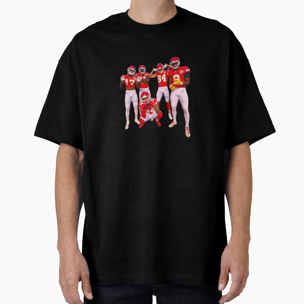 Kansas City Chiefs Squad T-Shirt - Streetwear Style Men Women - T-Shirt, Sweatshirt, Hoodie
