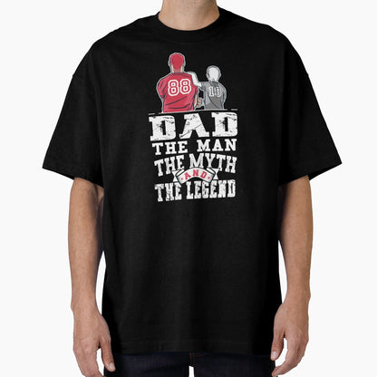 Mens Proud Baseball Dad Myth T-Shirt - Casual Everyday Wear Men Women - T-Shirt, Sweatshirt, Hoodie