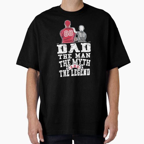 Mens Proud Baseball Dad Myth T-Shirt - Casual Everyday Wear Men Women - T-Shirt, Sweatshirt, Hoodie
