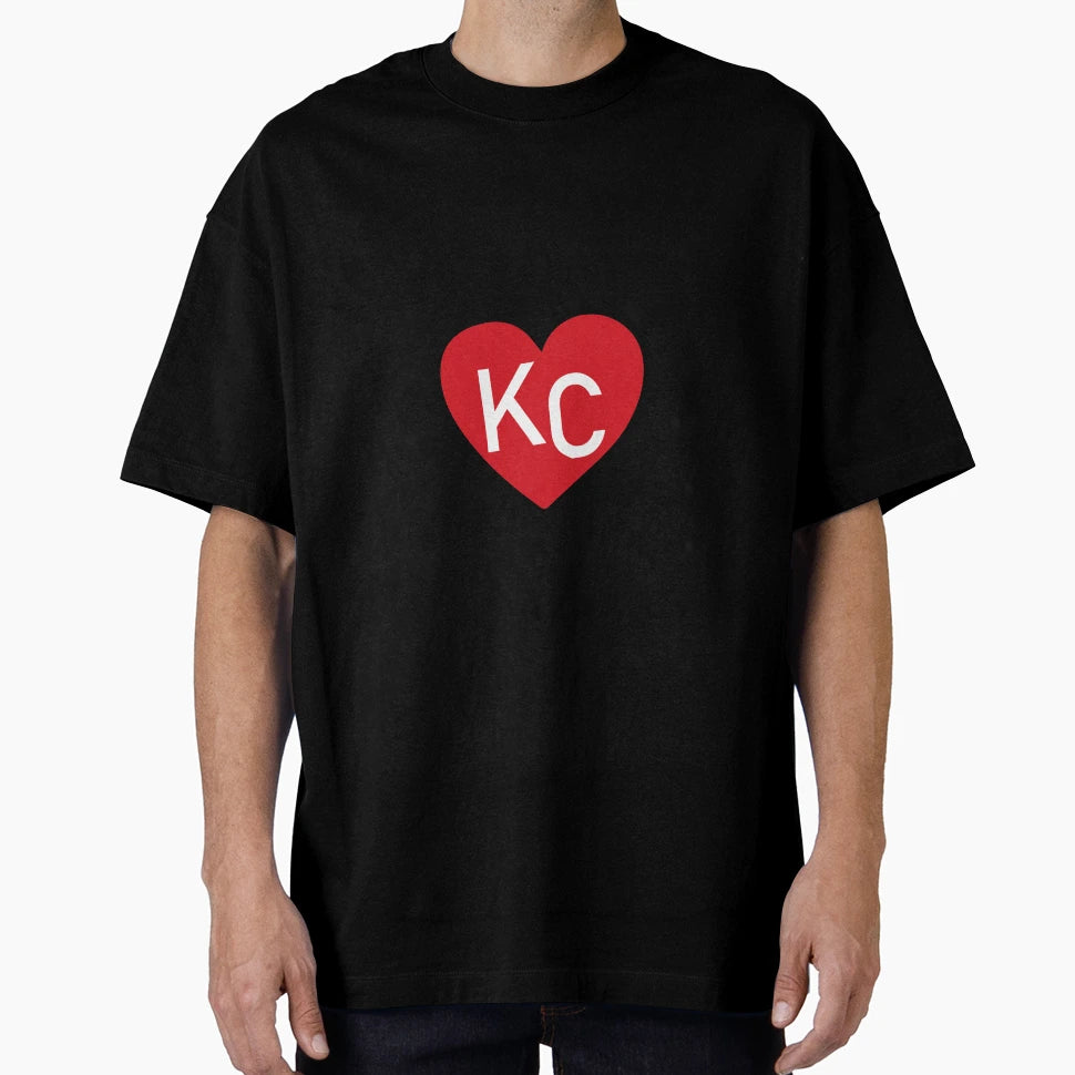 Kc Heart T-Shirt - Unique Graphic Men Women - T-Shirt, Sweatshirt, Hoodie
