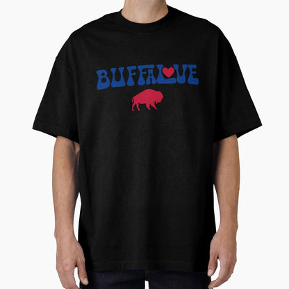Buffalove Standing Buffalo T-Shirt - Minimalist Print Men Women - T-Shirt, Sweatshirt, Hoodie