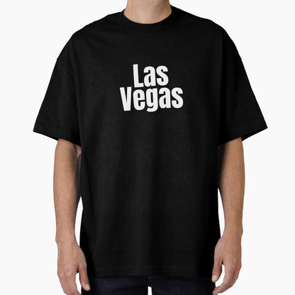 Las Vegas Chic Blk Wht Trendy Font T-Shirt - Graphic Print Men Women - T-Shirt, Sweatshirt, Hoodie