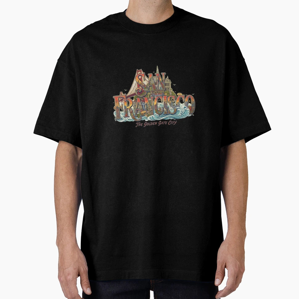 San Francisco T-Shirt - Minimalist Print Unisex - T-Shirt, Sweatshirt, Hoodie