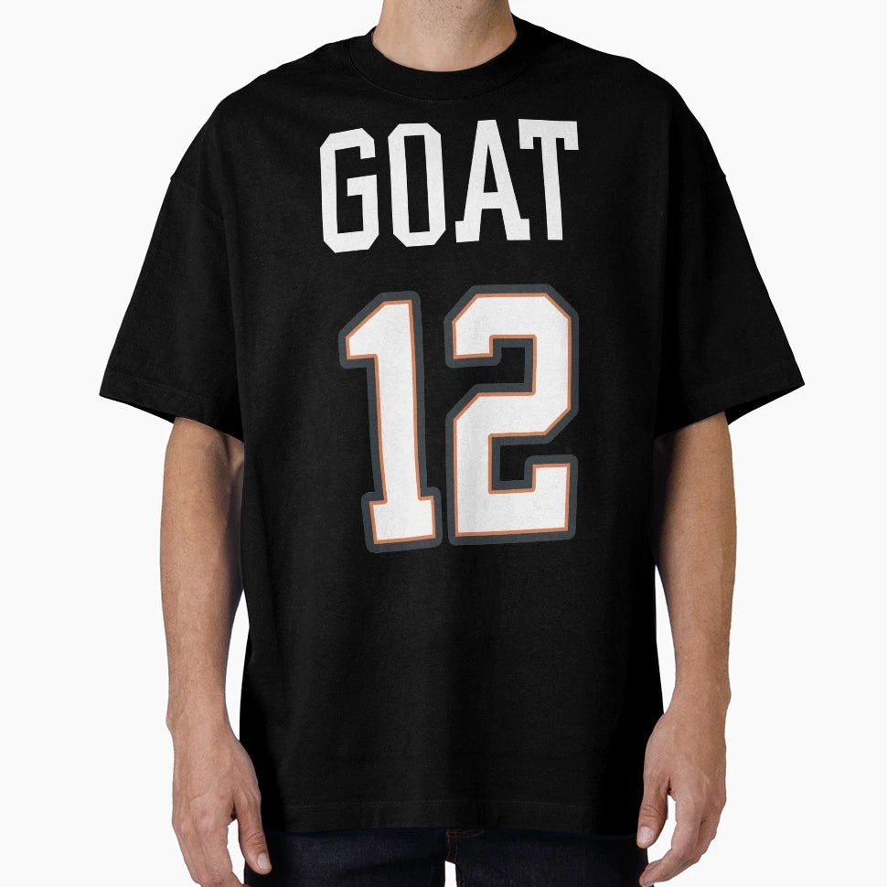Goat 12 Jersey Styled Mug Throw Hoodie - Casual Everyday Wear for Adults - T-Shirt, Sweatshirt, Hoodie