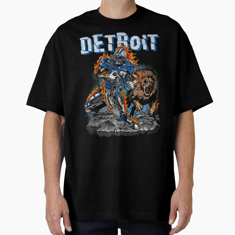 Football Detroit Lions T-Shirt - Casual Everyday Wear Unisex - T-Shirt, Sweatshirt, Hoodie