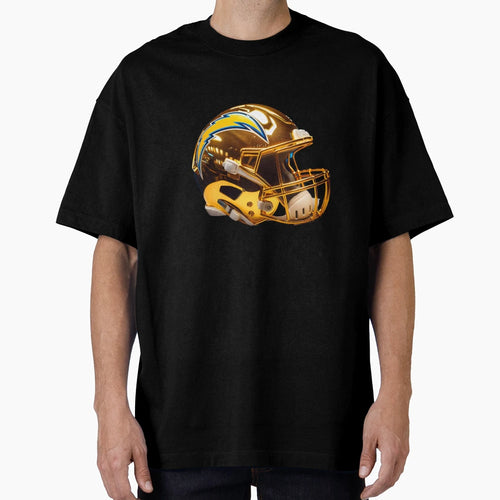 Chargers Custom Golden Chrome Helmets T-Shirt - Graphic Print Unisex - T-Shirt, Sweatshirt, Hoodie