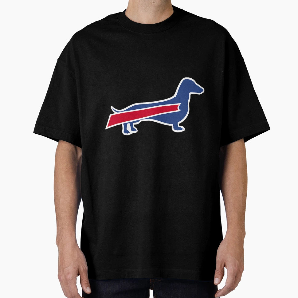 Buffalos Dachshund Bills T-Shirt - Fun Novelty Design Unisex - T-Shirt, Sweatshirt, Hoodie