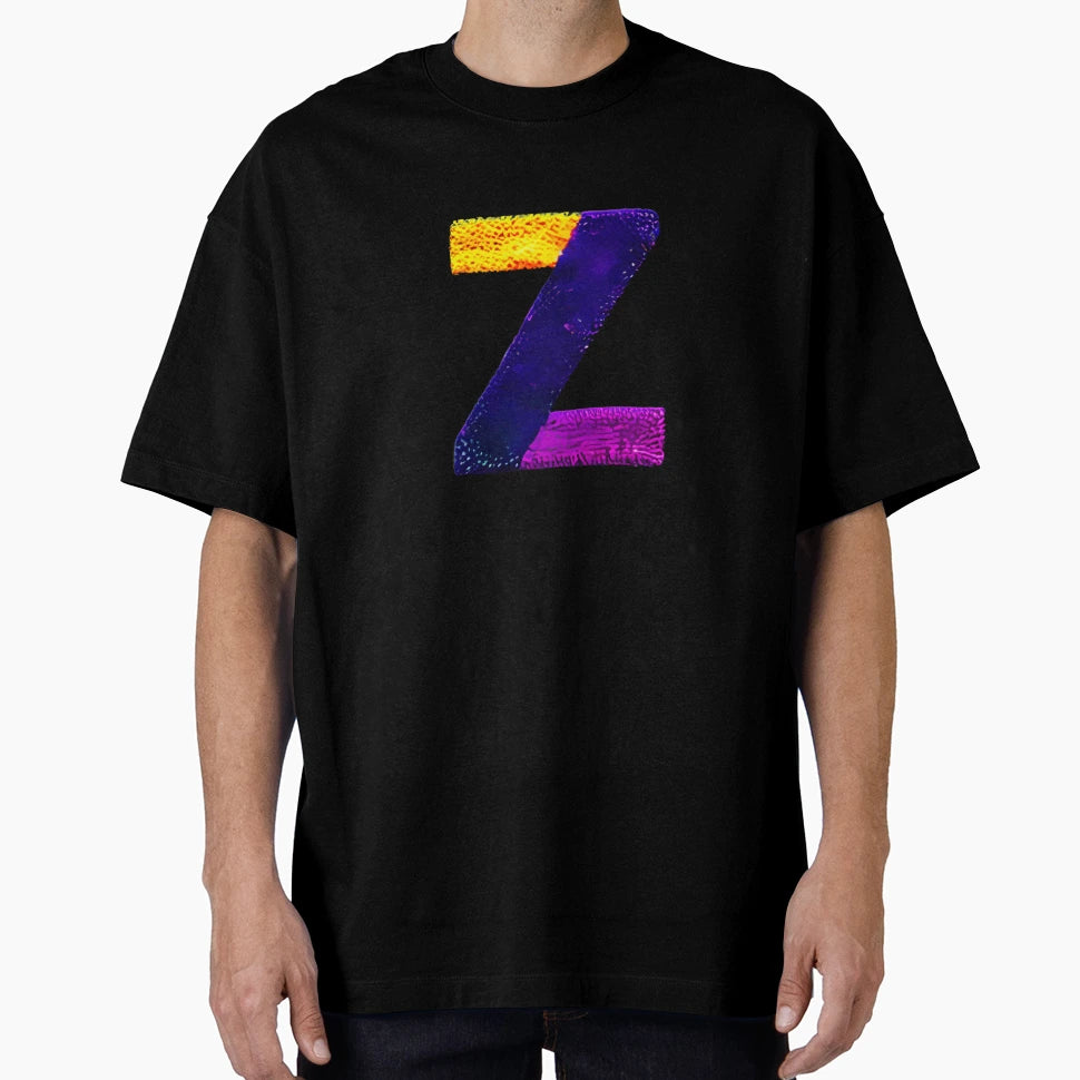 Letter Z Monogram Typography T-Shirt - Fun Novelty Design for Adults - T-Shirt, Sweatshirt, Hoodie