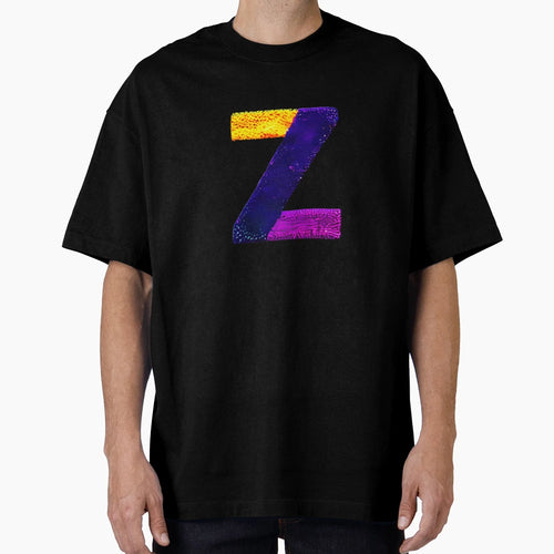 Letter Z Monogram Typography T-Shirt - Fun Novelty Design for Adults - T-Shirt, Sweatshirt, Hoodie