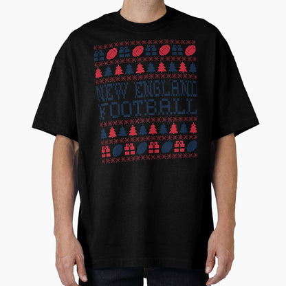 New England Football Holiday T-Shirt - Fun Novelty Design Men Women - T-Shirt, Sweatshirt, Hoodie