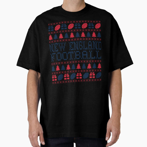 New England Football Holiday T-Shirt - Fun Novelty Design Men Women - T-Shirt, Sweatshirt, Hoodie
