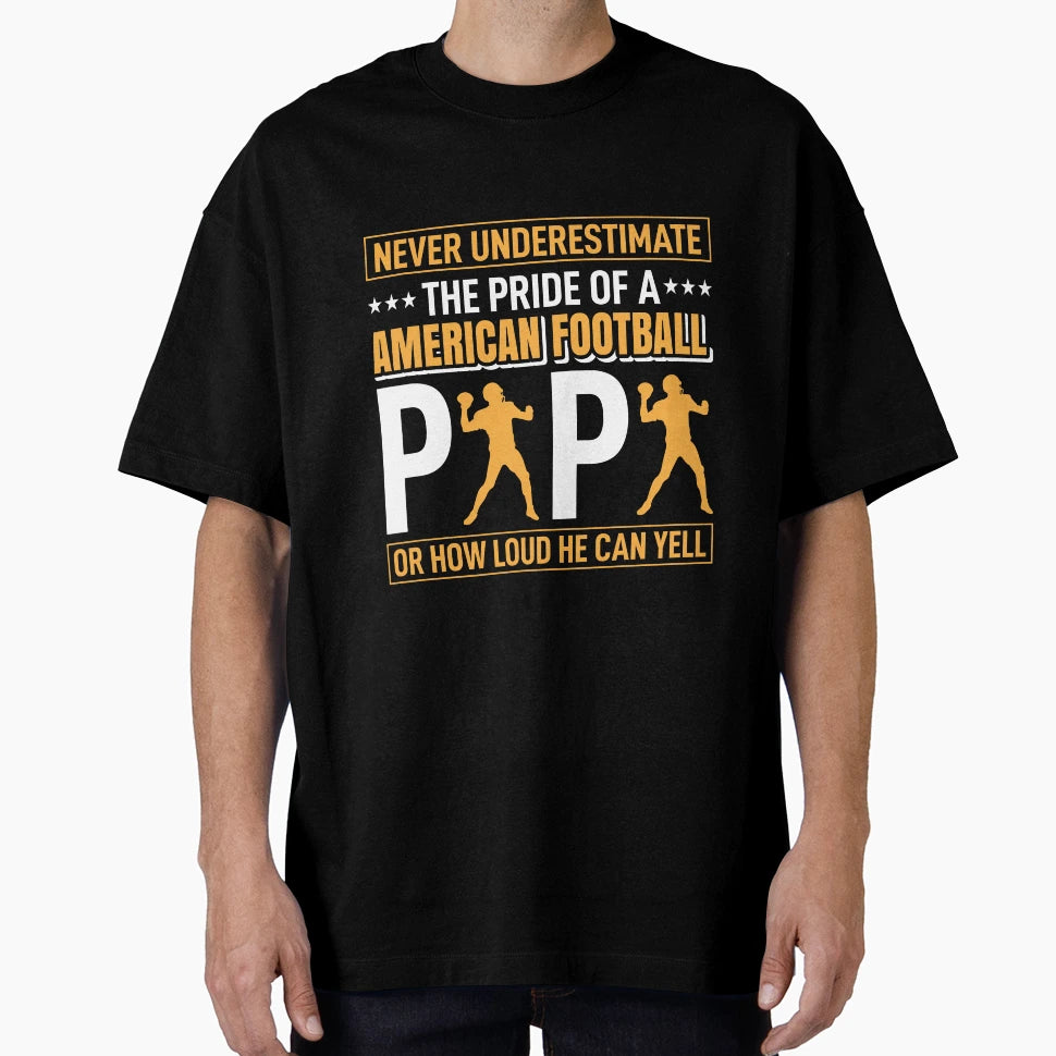 American Football Dad T-Shirt - Custom Art Print for Adults - T-Shirt, Sweatshirt, Hoodie