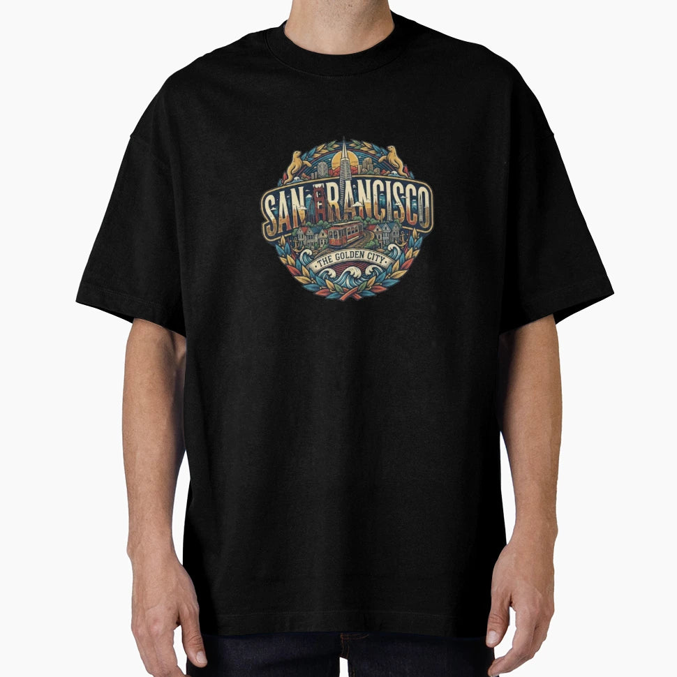 San Francisco T-Shirt - Minimalist Print for Adults - T-Shirt, Sweatshirt, Hoodie