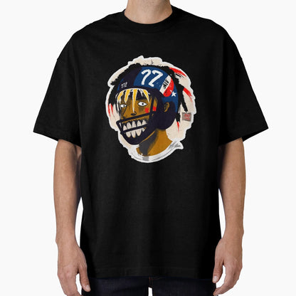 American Football Player T-Shirt - Minimalist Print for Adults - T-Shirt, Sweatshirt, Hoodie
