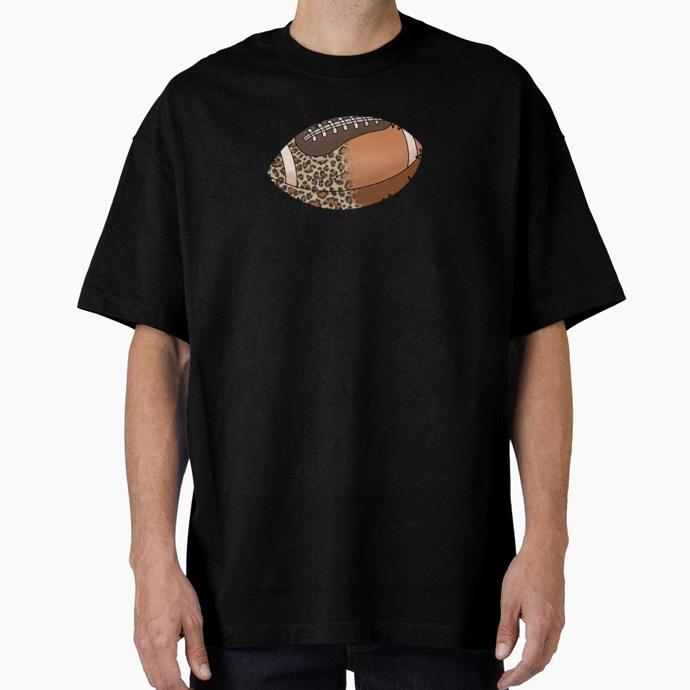 Football Papa Leopard Png T-Shirt - Fun Novelty Design Men Women - T-Shirt, Sweatshirt, Hoodie