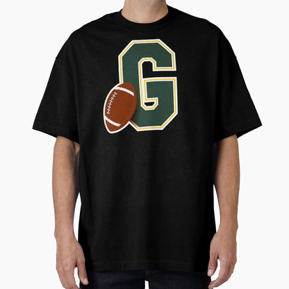 Green Bay Football Monogram T-Shirt - Graphic Print Unisex - T-Shirt, Sweatshirt, Hoodie