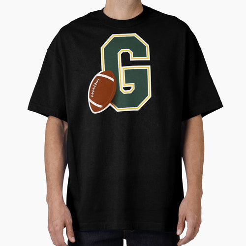 Green Bay Football Monogram T-Shirt - Graphic Print Unisex - T-Shirt, Sweatshirt, Hoodie