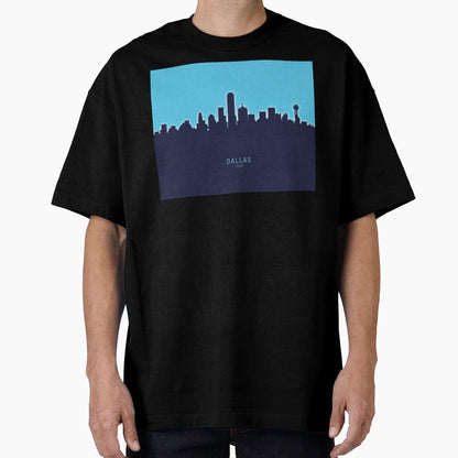 Dallas Texas Skyline T-Shirt - Novelty Apparel Men Women - T-Shirt, Sweatshirt, Hoodie