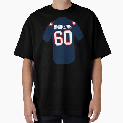 David Andrews Jersey Number 60 T-Shirt - Novelty Apparel Men Women - T-Shirt, Sweatshirt, Hoodie