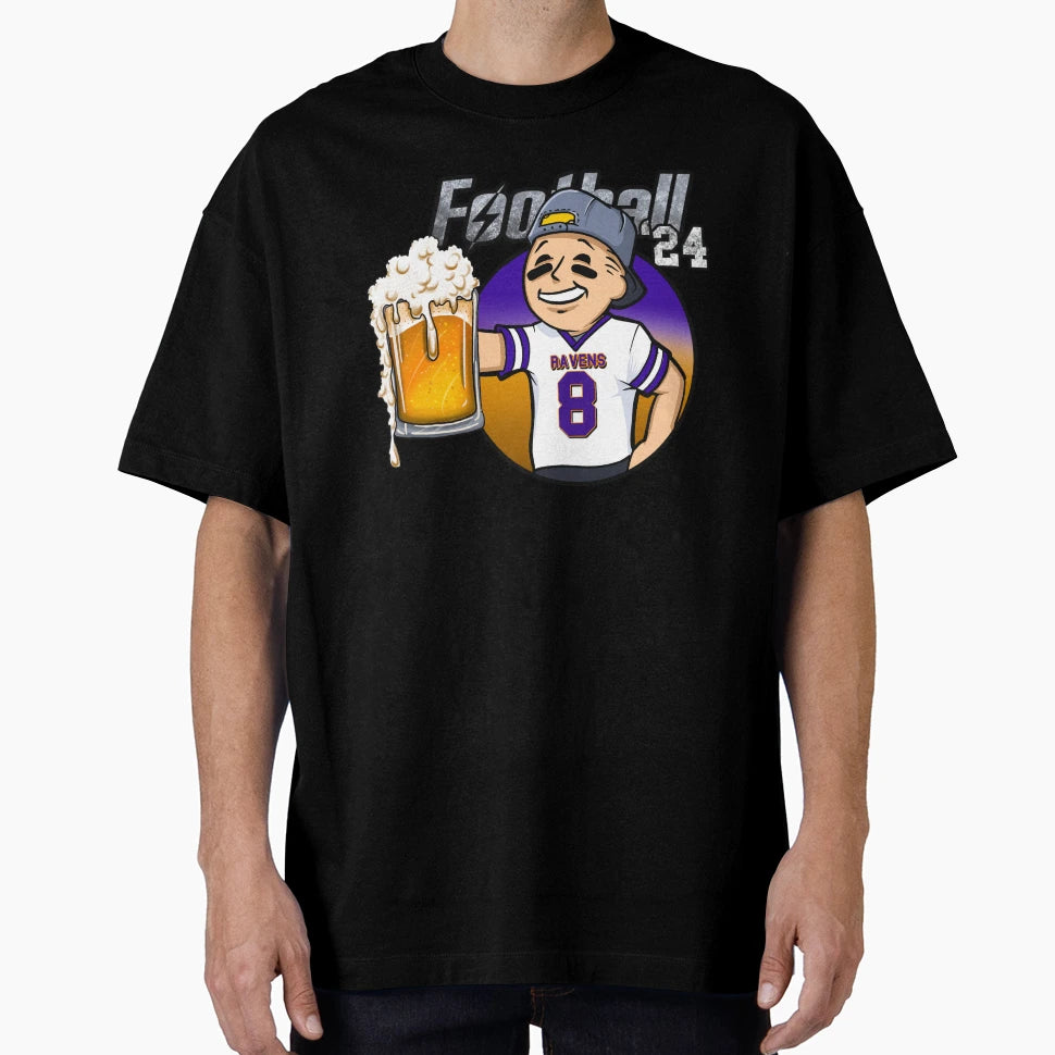 Baltimore Beer And Football T-Shirt - Casual Everyday Wear Men Women - T-Shirt, Sweatshirt, Hoodie
