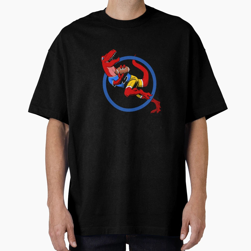 T Rex American Football Player T-Shirt - Minimalist Print Unisex - T-Shirt, Sweatshirt, Hoodie