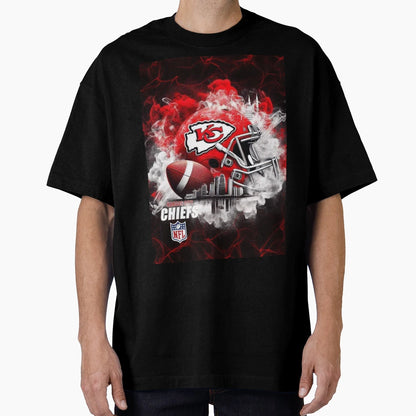 Football Kingdom Red Gold Kc T-Shirt - Trendy Graphic Men Women - T-Shirt, Sweatshirt, Hoodie