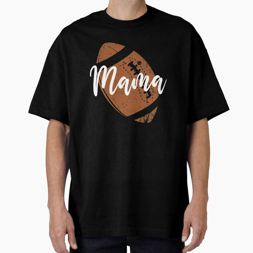 Mom Football American Brown Rugby T-Shirt - Fun Novelty Design Men Women - T-Shirt, Sweatshirt, Hoodie